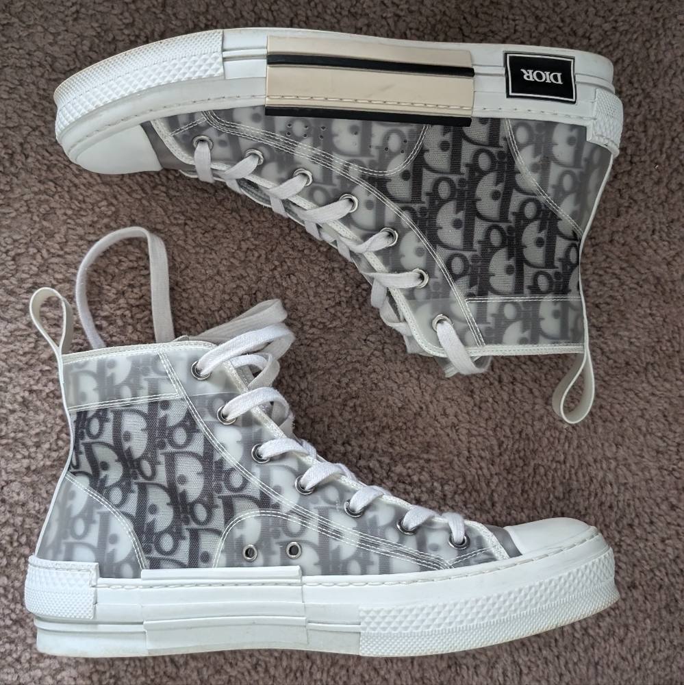 Dior B23 High Top Sneakers - Picture 4 of 6